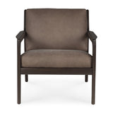 Brown Mahogany Lounge Chair | Ethnicraft Jack | Oroa.com