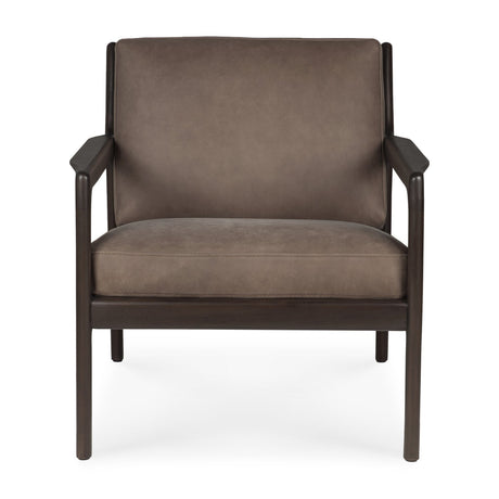 Brown Mahogany Lounge Chair | Ethnicraft Jack | Oroa.com