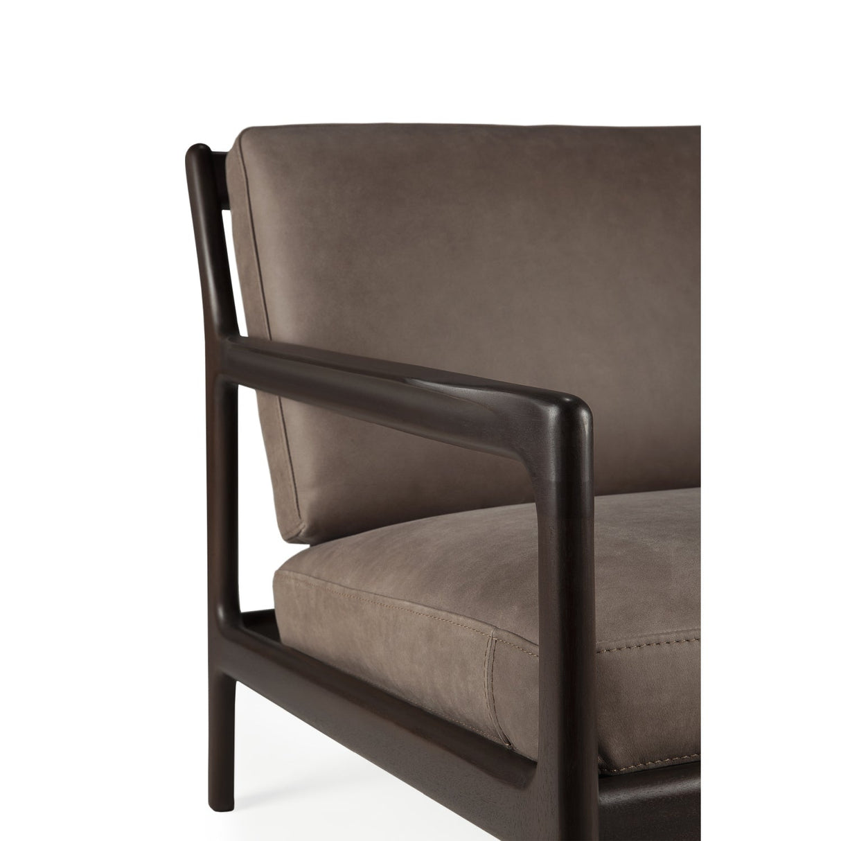 Brown Mahogany Lounge Chair | Ethnicraft Jack | Oroa.com
