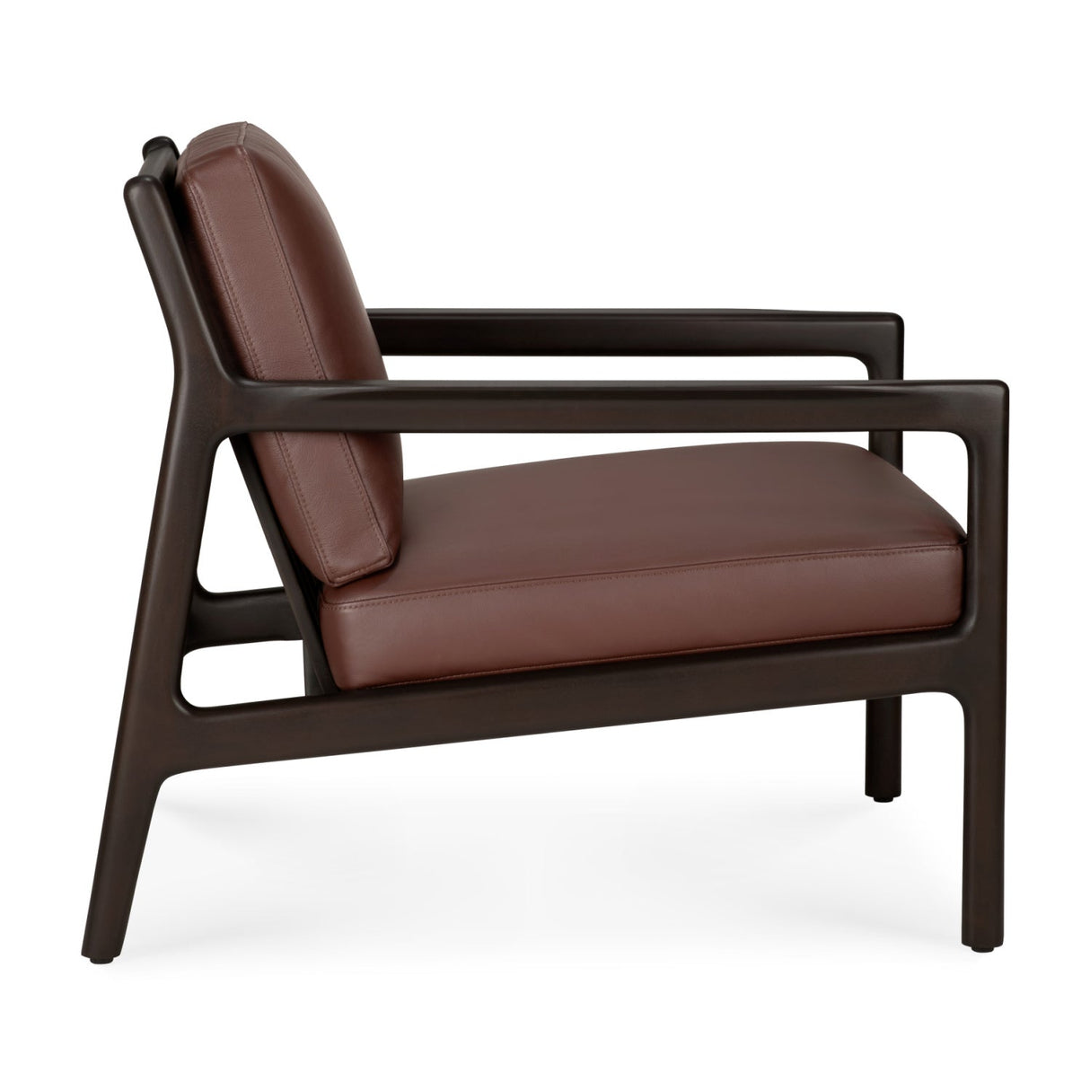 Brown Mahogany Lounge Chair | Ethnicraft Jack | Oroa.com
