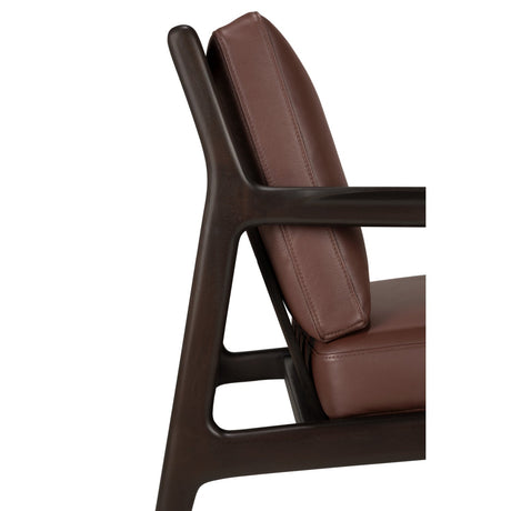 Brown Mahogany Lounge Chair | Ethnicraft Jack | Oroa.com