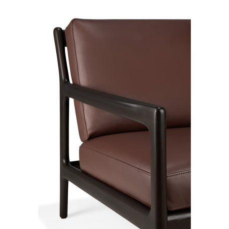 Brown Mahogany Lounge Chair | Ethnicraft Jack | Oroa.com