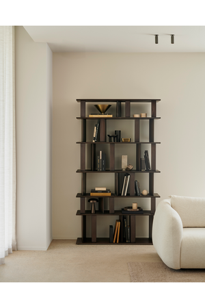 Dark Solid Mahogany Cabinet | Ethnicraft Block | Oroa.com