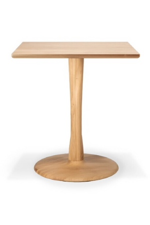 Solid Oak Pedestal Dining Table | Ethnicraft Torsion | Oroa.com