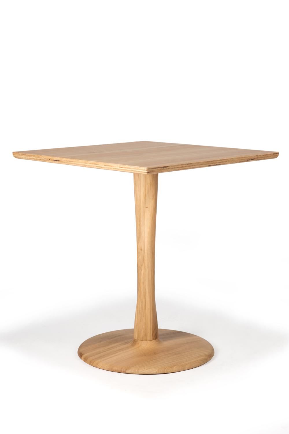 Solid Oak Pedestal Dining Table | Ethnicraft Torsion | Oroa.com