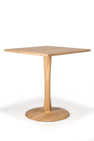 Solid Oak Pedestal Dining Table | Ethnicraft Torsion | Oroa.com