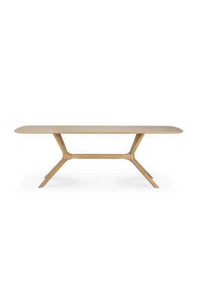 Cross Leg Oak Dining Table | Ethnicraft Oak | OROA.COM