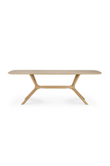 Cross Leg Oak Dining Table | Ethnicraft Oak | OROA.COM