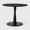 Solid Oak Pedestal Dining Table | Ethnicraft Torsion | Oroa.com