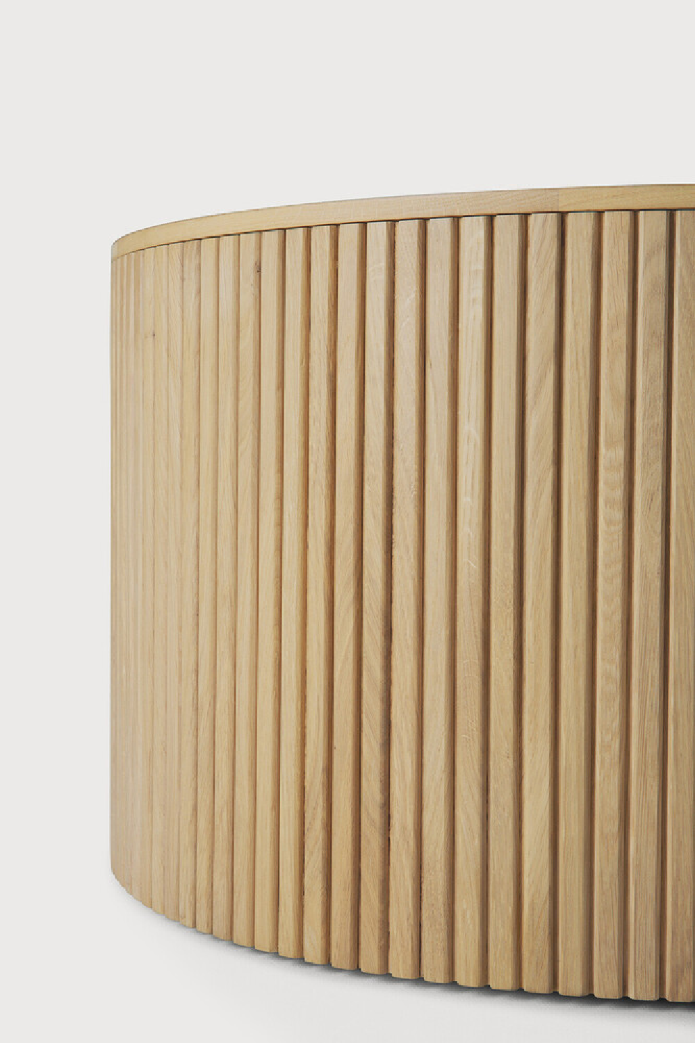 Round Storage Coffee Table | Ethnicraft Roller Max | Oroa.com