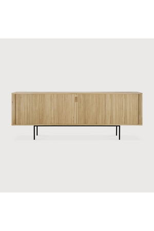Sliding Door Oak Sideboard | Ethnicraft Roller Max | Oroa.com