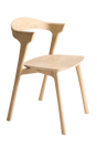 Modern Oak Dining Chair – Bok – oak finish front view