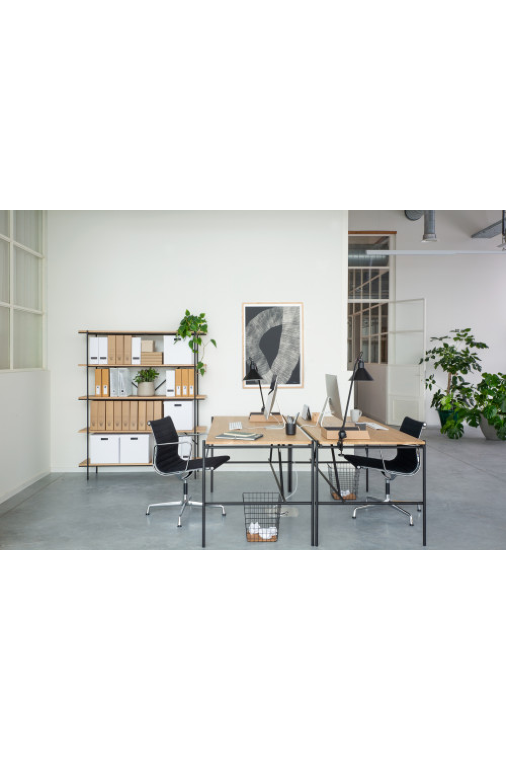 Solid Oak 5-Layer Bookcase | Ethnicraft Rise | OROA