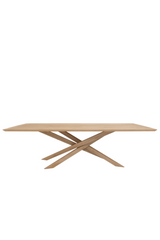 Rectangular Oak Dining Table | Ethnicraft Mikado | OROA.com