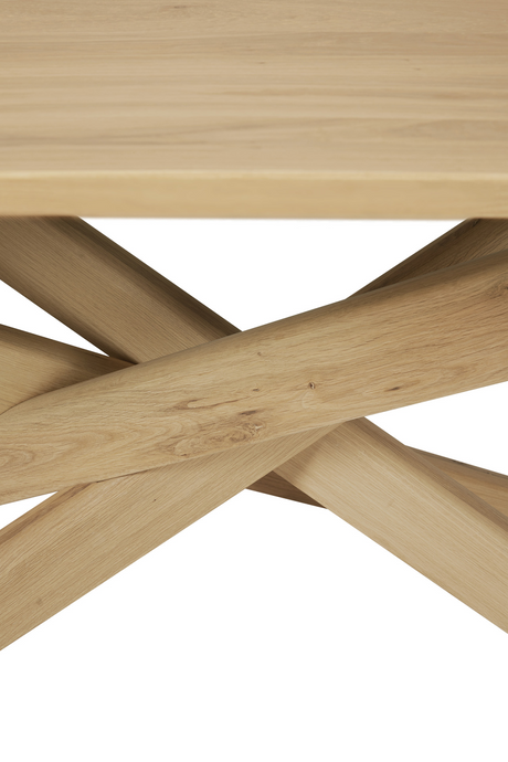 Rectangular Oak Dining Table | Ethnicraft Mikado | OROA.com