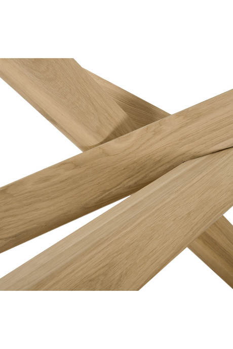 Oval Oak Dining Table | Ethnicraft Mikado | Oroa.com