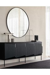Black Oak Modern Sideboard – Stairs – oak finish alternate view 7
