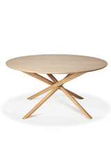 Round Dining Table | Ethnicraft Mikado | OROA