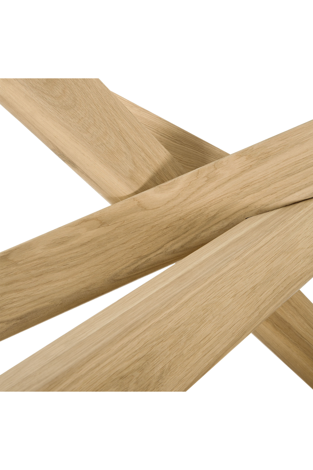 Round Dining Table – Mikado – material finish rear view