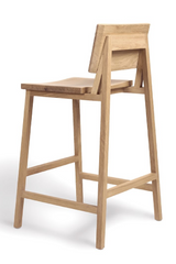 Oiled Oak Counter Stool | Ethnicraft N3 | Oroa.com