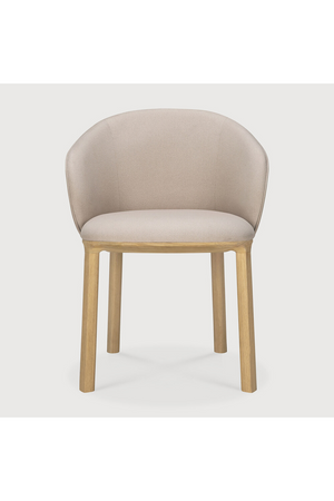 Upholstered Oak Dining Chair | Ethnicraft Unda | Oroa.com