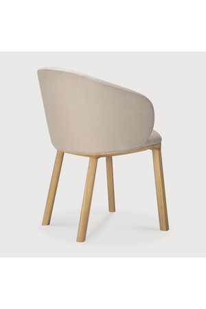 Upholstered Oak Dining Chair | Ethnicraft Unda | Oroa.com