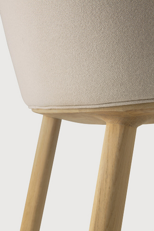 Upholstered Oak Dining Chair | Ethnicraft Unda | Oroa.com