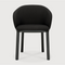 Upholstered Oak Dining Chair | Ethnicraft Unda | Oroa.com