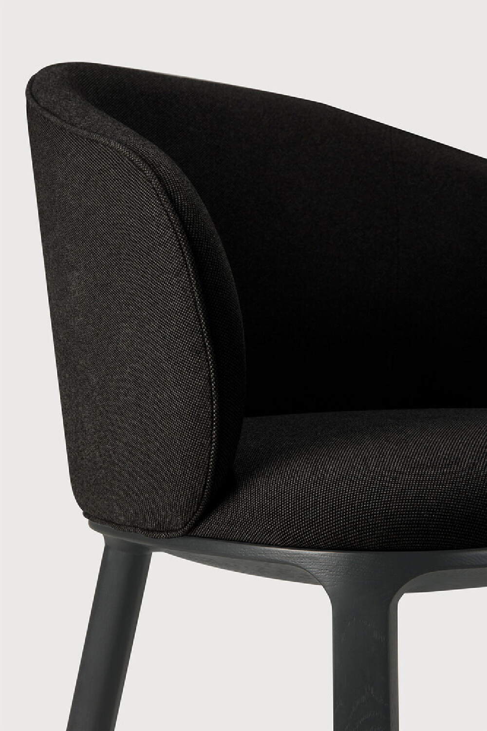 Upholstered Oak Dining Chair | Ethnicraft Unda | Oroa.com