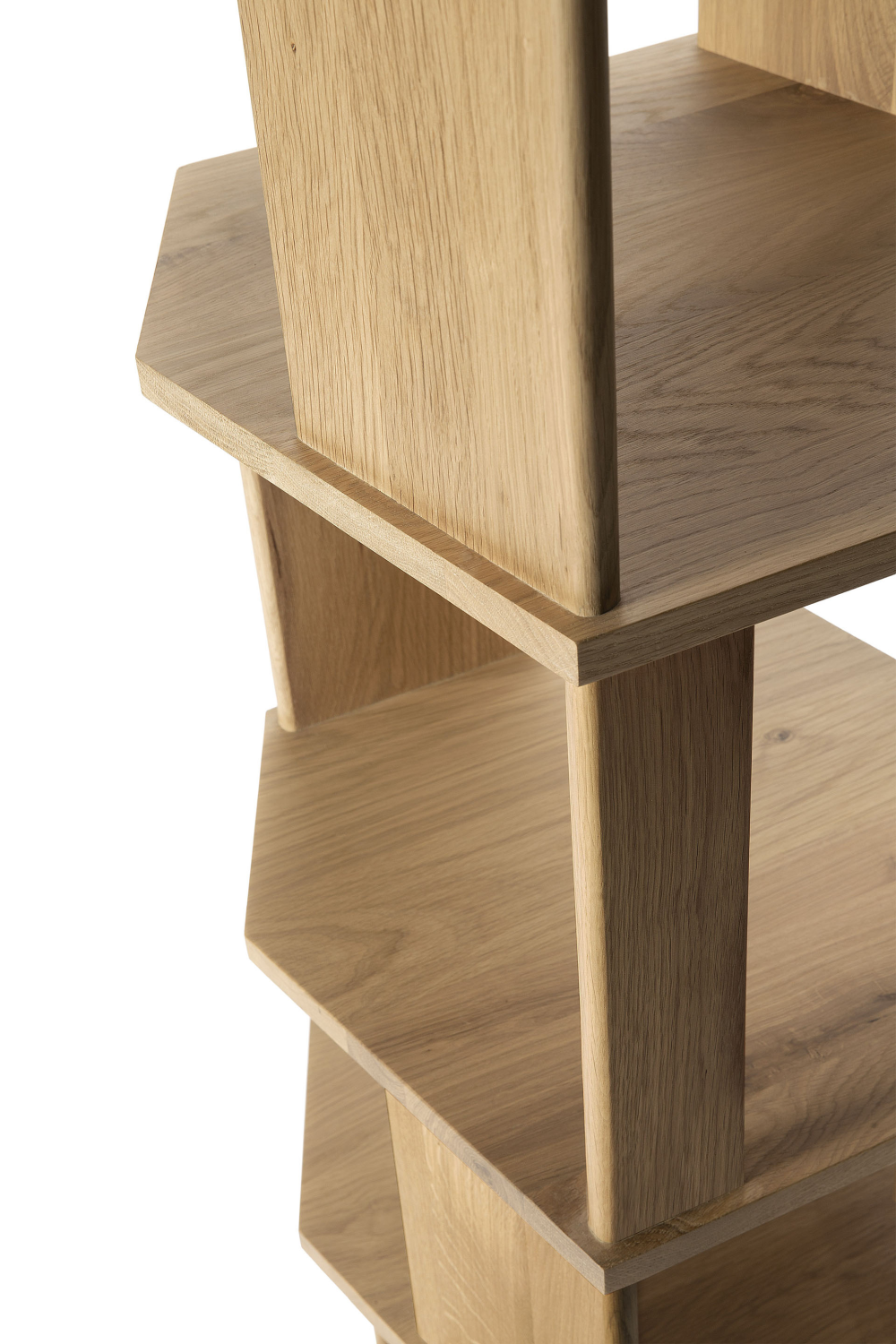 Geometric Oak Bookcase | Ethnicraft Stairs | OROA