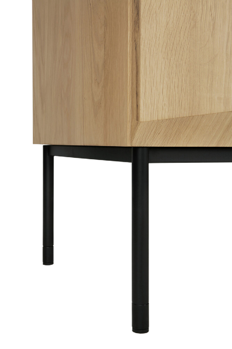Carved Oak Sideboard – Stairs – oak finish alternate view 15