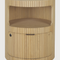Pebble Top Curved Legs Desk | Ethnicraft Boomerang | Oroa.com