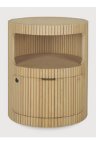 Pebble Top Curved Legs Desk | Ethnicraft Boomerang | Oroa.com