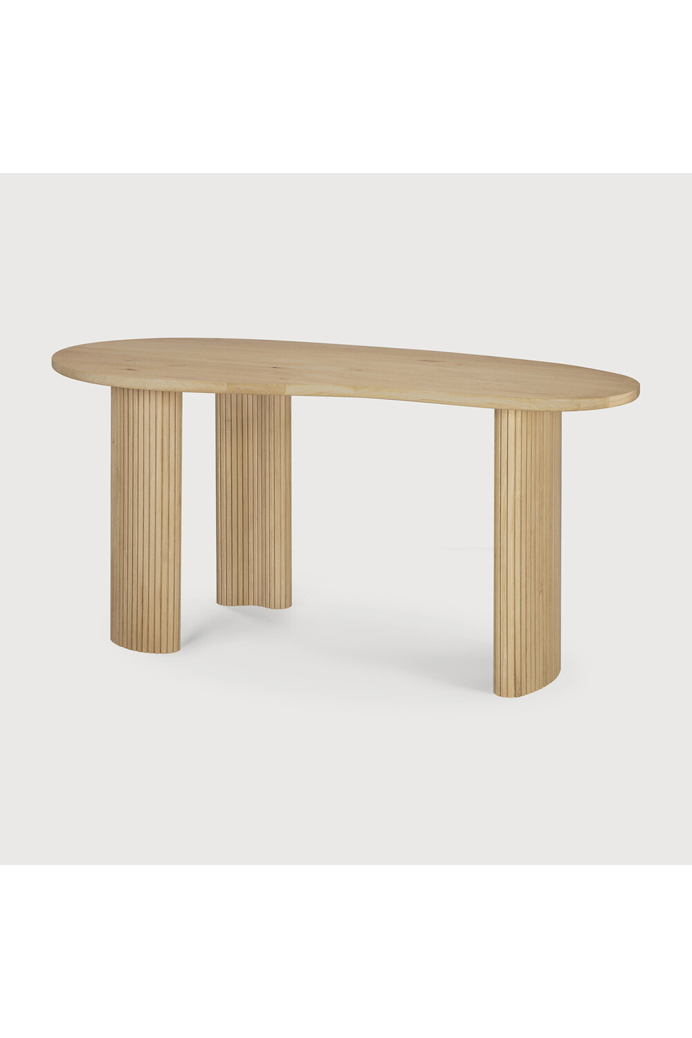 Curved Oak Desk | Ethnicraft Boomerang | Oroa.com