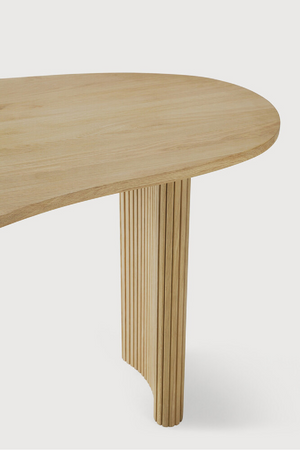 Curved Oak Desk | Ethnicraft Boomerang | Oroa.com