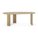 Curved Oak Desk | Ethnicraft Boomerang | Oroa.com