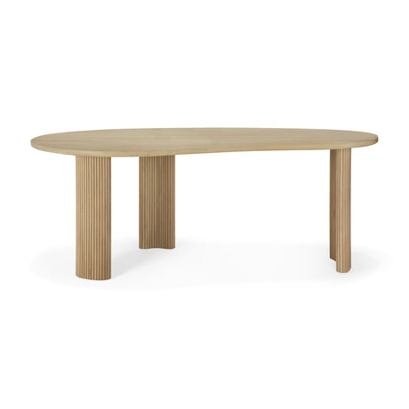 Curved Oak Desk | Ethnicraft Boomerang | Oroa.com