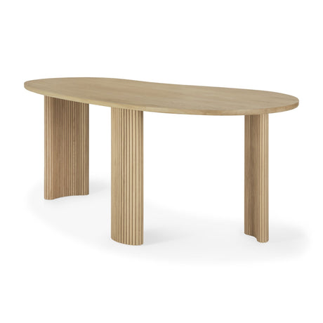Curved Oak Desk | Ethnicraft Boomerang | Oroa.com