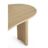 Curved Oak Desk | Ethnicraft Boomerang | Oroa.com