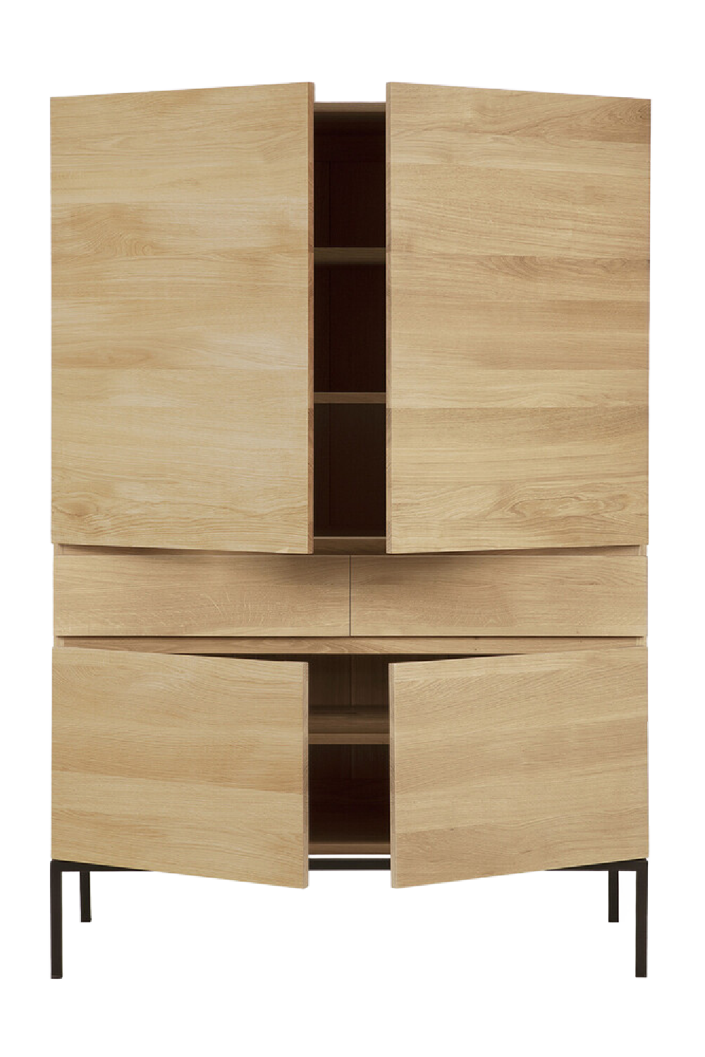 Oiled Oak Storage Cabinet | Ethnicraft Ligna | Oroa.com
