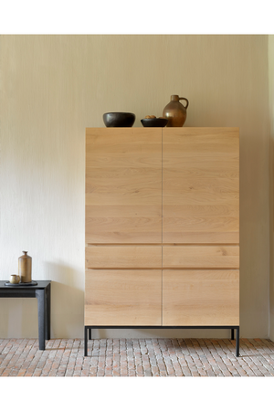 Oiled Oak Storage Cabinet | Ethnicraft Ligna | Oroa.com