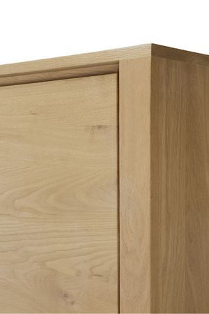 3-Door Oak Wood Wardrobe Cabinet | Ethnicraft Shadow | OROA.COM