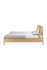 Natural Oak Bed | Ethnicraft Spindle | OROA TRADE