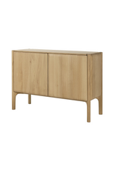 Oiled Oak Sideboard – PI – oak finish angled view