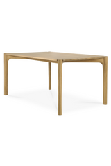 Natural Oak Modern Dining Table | Ethnicraft PI | Oroa.com