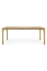 Natural Oak Modern Dining Table | Ethnicraft PI | Oroa.com