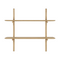 Curved Wood Wall Shelf | Ethnicraft PI | OROA.com