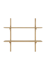 Curved Wood Wall Shelf | Ethnicraft PI | OROA.com