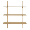 Curved Wood Wall Shelf | Ethnicraft PI | OROA.com