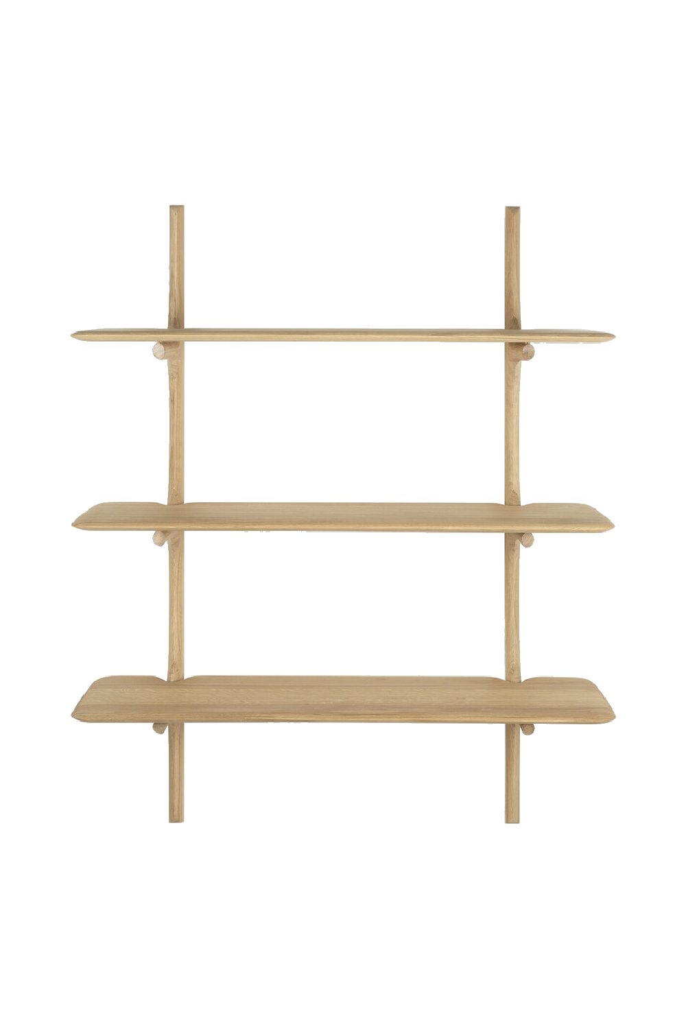 Curved Wood Wall Shelf | Ethnicraft PI | Oroatrade.com